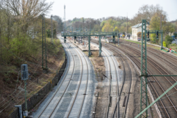 Gleisabzweig bei Haan-Gruiten